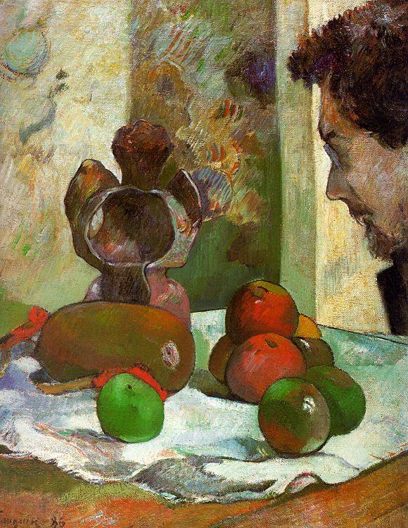 Paul Gauguin Still Life with Profile of Laval Norge oil painting art